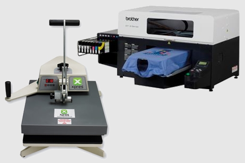 image of dtg printer, heatpress Heathrow london